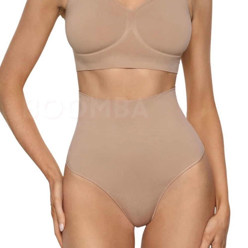 Boomba Beige Low Waisted Thong Shapewear